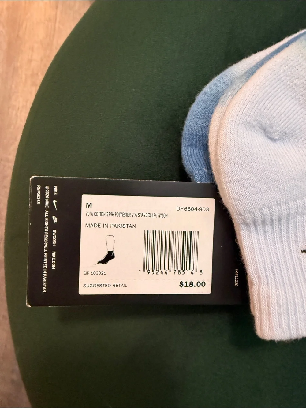 Nike Everyday Plus Cushioned Ankle Socks- 3 Pairs Total